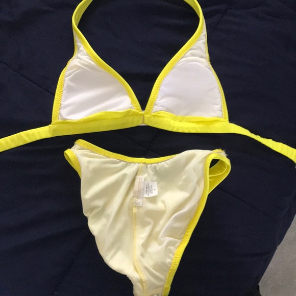 Winnwear Yellow Competition Pageant Swimsuit/Bikini - Picture 8 of 8